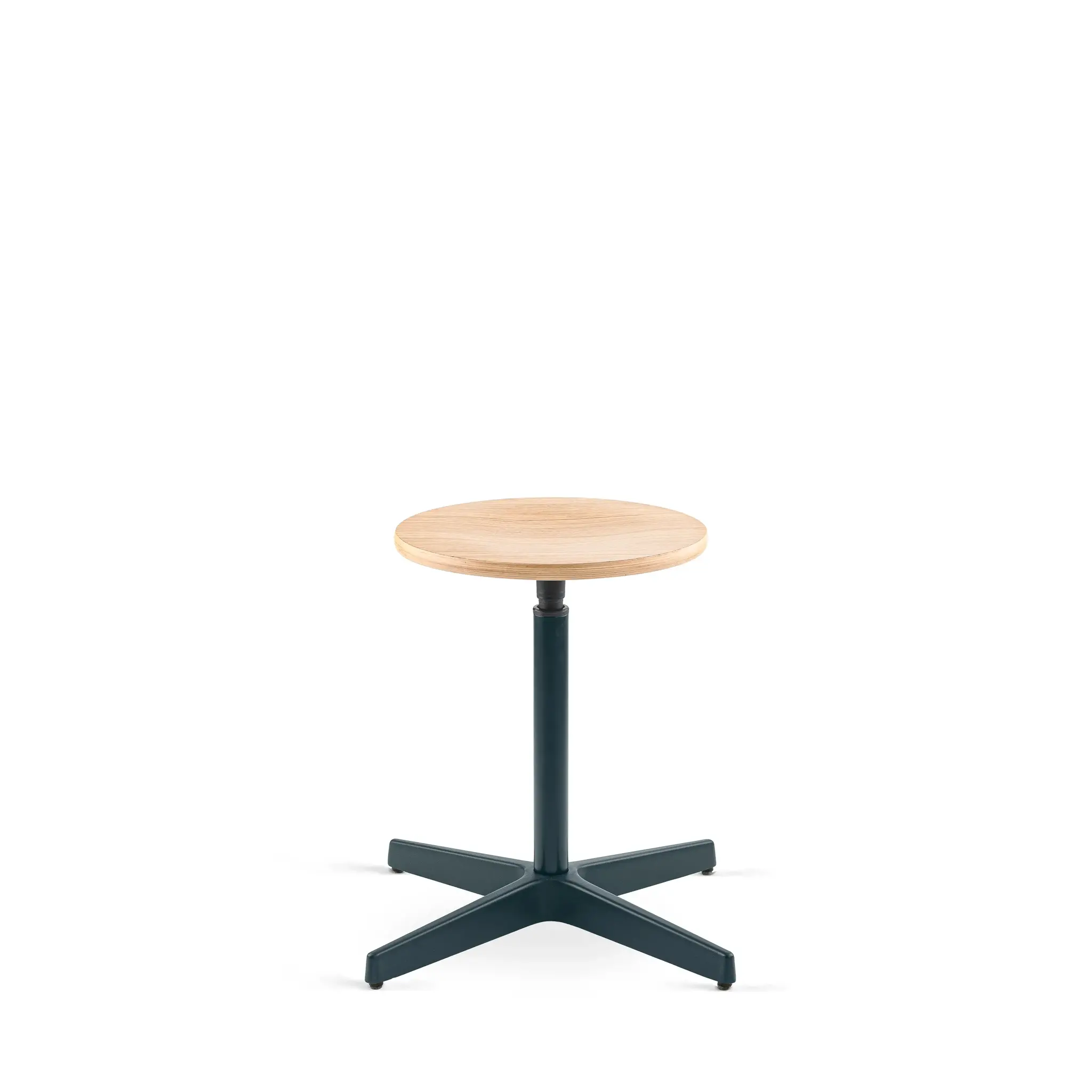 Jops Stool Black Green | Oak - De Machinekamer Jops Stool Black Green | Oak - De Machinekamer