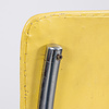Gispen Set of 5 Gispen 108 yellow leatherette chairs, original from the 1930s