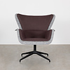 De Machinekamer Spettr Draaifauteuil Lichtgrijs Stof Prairie Paars