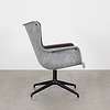 De Machinekamer Spettr Draaifauteuil Lichtgrijs Stof Prairie Paars