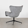 De Machinekamer Spettr Draaifauteuil Lichtgrijs Stof Prairie Paars