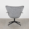 De Machinekamer Spettr Draaifauteuil Lichtgrijs Stof Prairie Paars