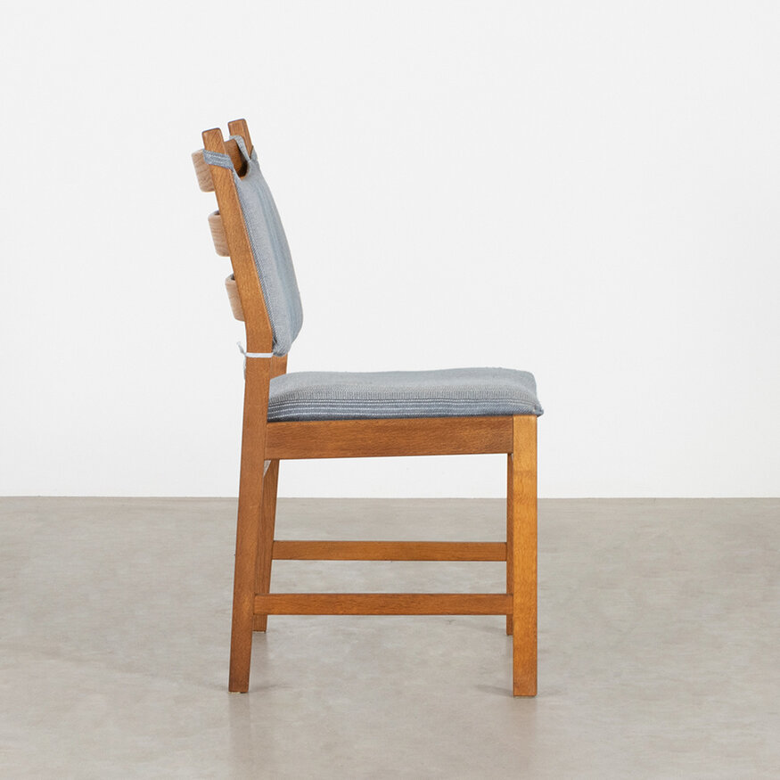 KP Møbler Set of 5 oak Kurt Ostervig chairs KP Mobler