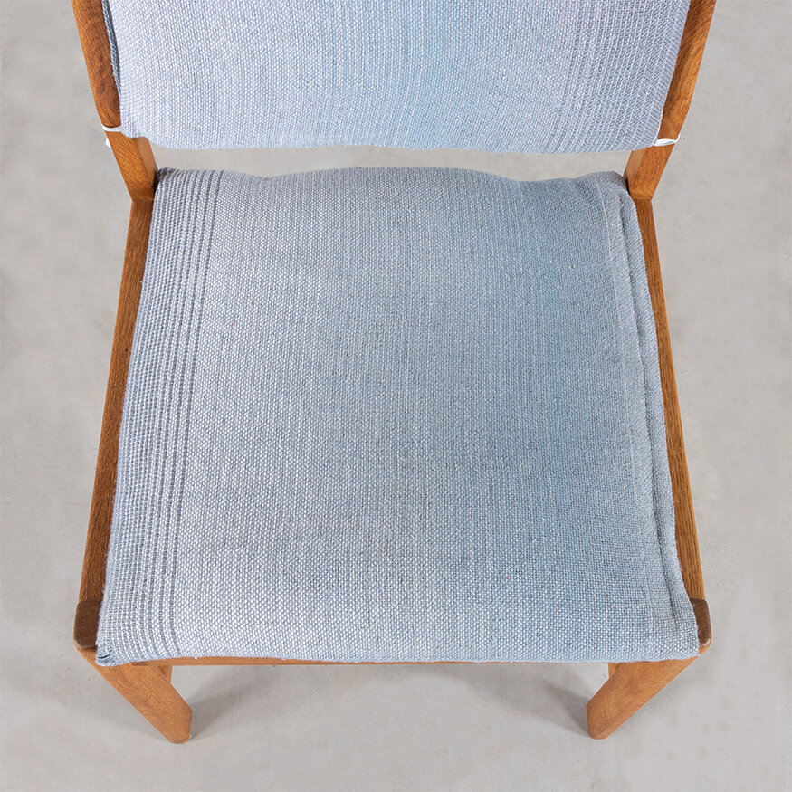 KP Møbler Set of 5 oak Kurt Ostervig chairs KP Mobler