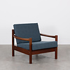 Borge Jensen and Sonner armchair blue 1960s