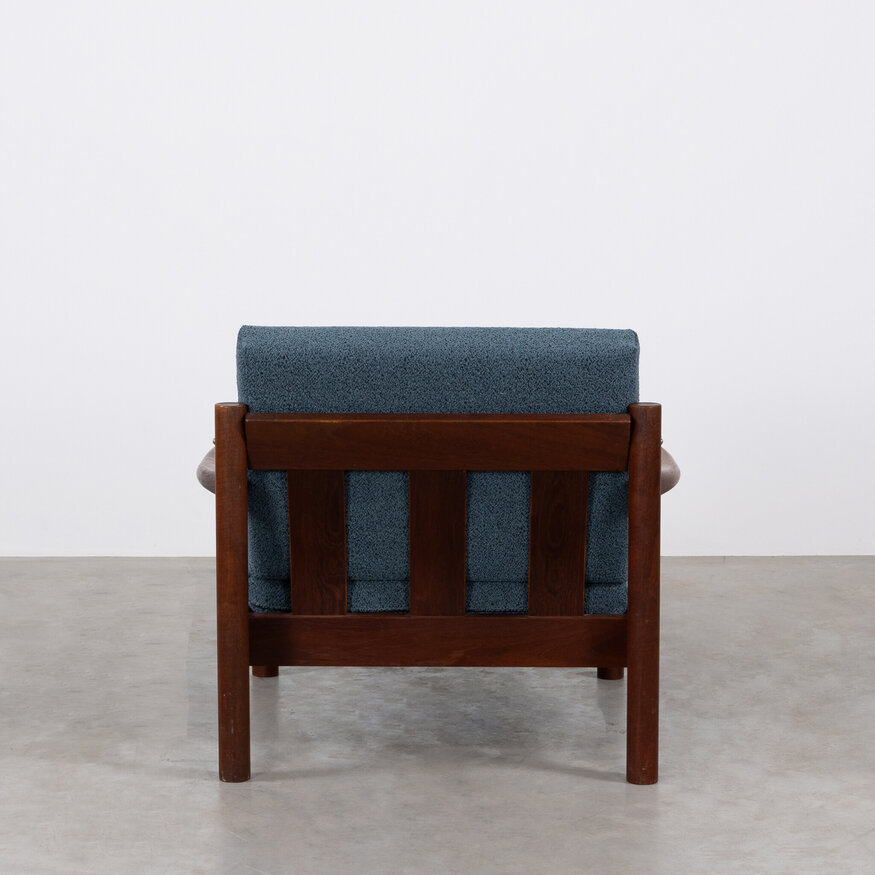 Borge Jensen and Sonner armchair blue 1960s