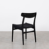 Carl Hansen & Søn Set of 4 Hans Wegner chairs model CH23 black Carl Hansen and Son