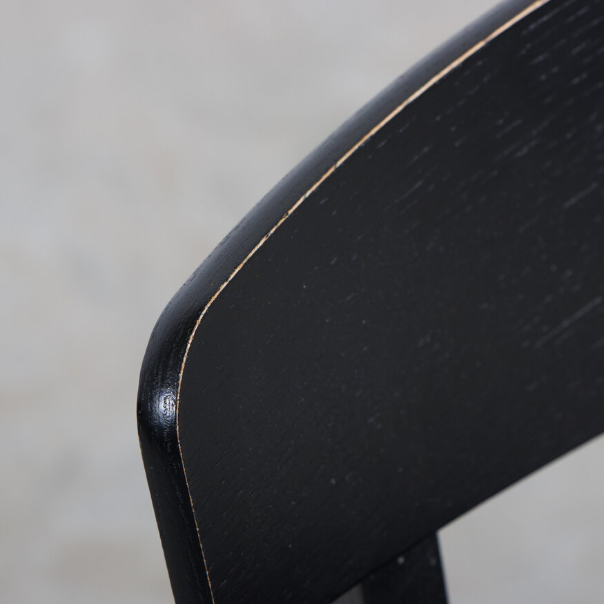 Carl Hansen & Søn Set of 4 Hans Wegner chairs model CH23 black Carl Hansen and Son