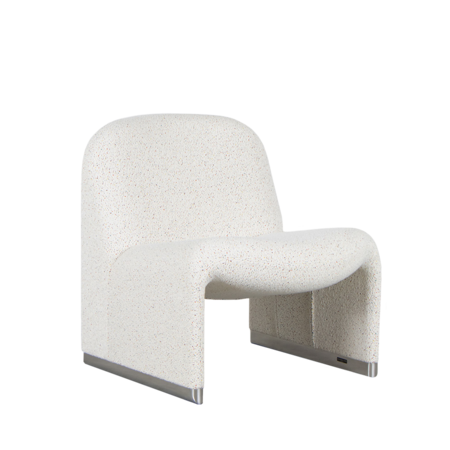 Alky Fauteuil | Wit Confetti Wol