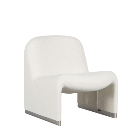 Alky Armchair | White Wool