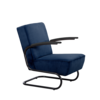 De Zwaan Tubular Frame Armchair Dykmeyer De Zwaan Tubular Frame Armchair