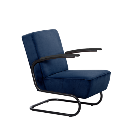 De Zwaan Armchair Black | Dark Blue