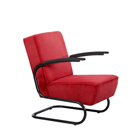 De Zwaan Armchair Black | Dark Red