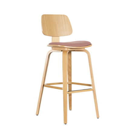 Junni Barstoel Eiken | Blush