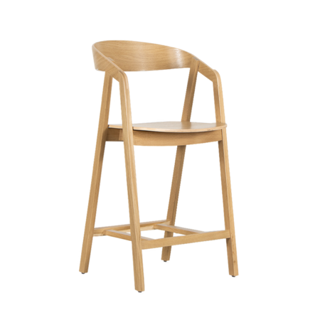 Edske Counter Bar Chair | Oak