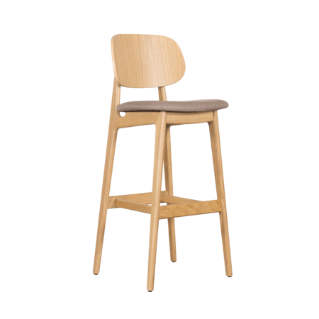 Sinni Barstoel Eiken | Zitting Liver