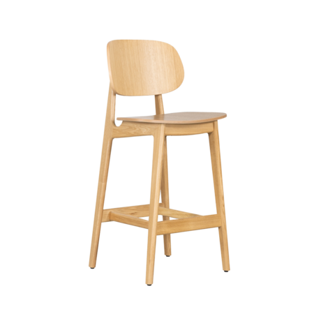 Sinni Counter Bar Chair | Oak