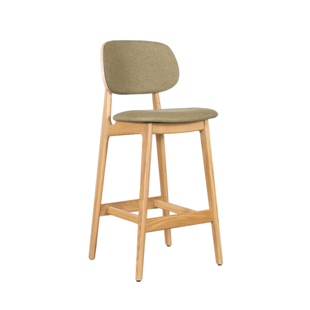 Sinni Counter Barstoel Eiken | Khaki