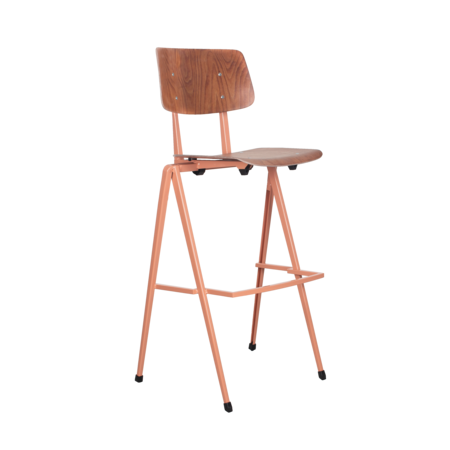 S17 Barstoel Beigerood | Bruin