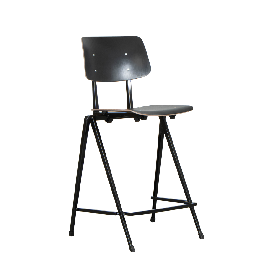 Galvanitas Compass Collection S17 Counter Bar Chair Black