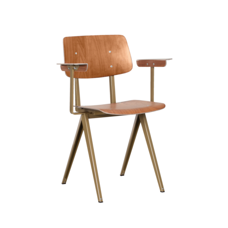 S16 With Armrests Pearl Gold | Brown