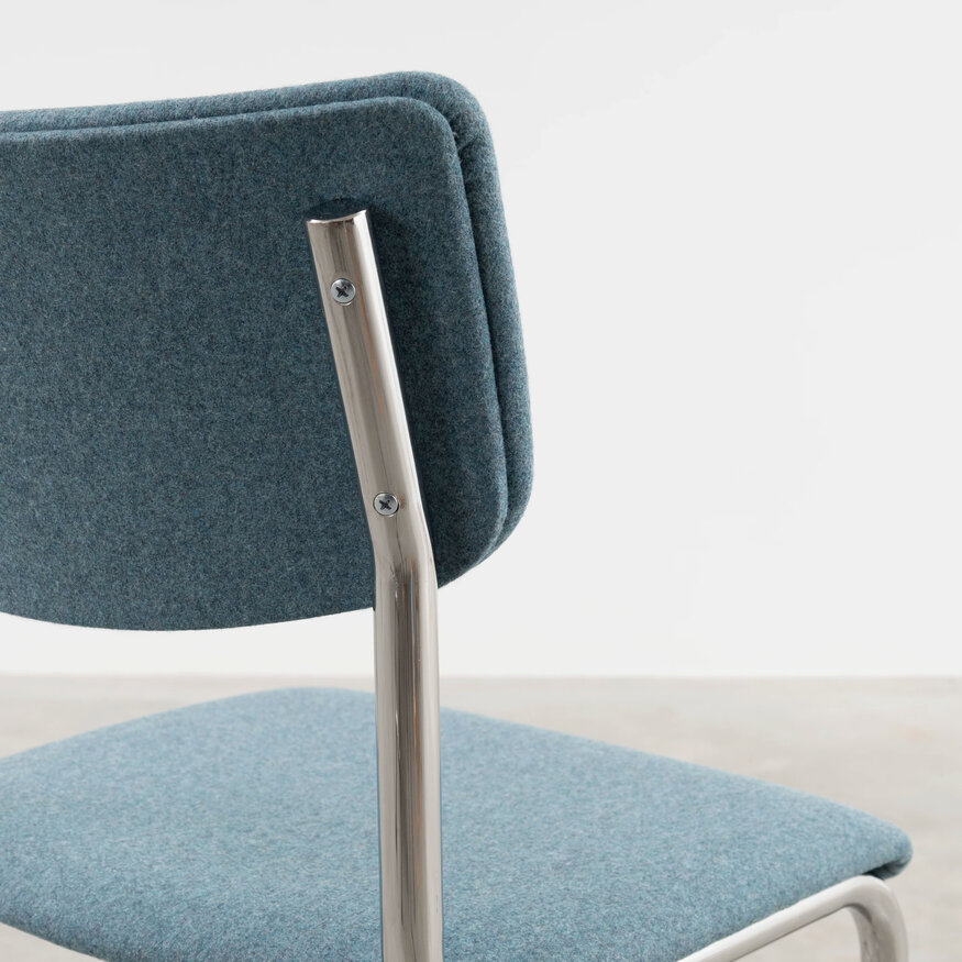 De Purmer design buisframe eetkamerstoel Dykmeyer De Purmer design buisframe eetkamerstoel