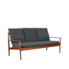 P. Jeppesen Grete Jalk PJ56 3-seater sofa Danish P. Jeppesen