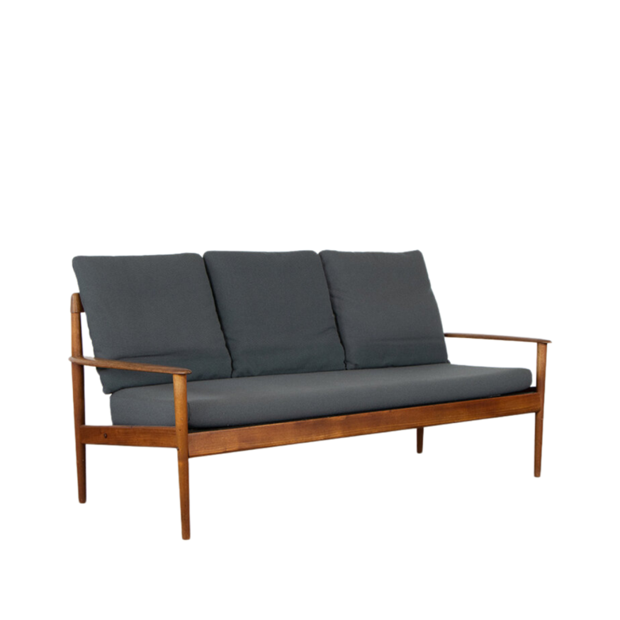 P. Jeppesen Grete Jalk PJ56 3-seater sofa Danish P. Jeppesen
