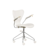 Fritz Hansen Arne Jacobsen 3217 desk butterfly chair white skai Fritz Hansen