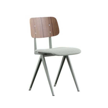 S16 Cementgrijs Mat | Walnoot Rug | Zitting Monument