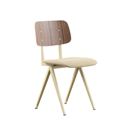 S16 Green Beige Matt | Walnut Backrest | Seat Kensington