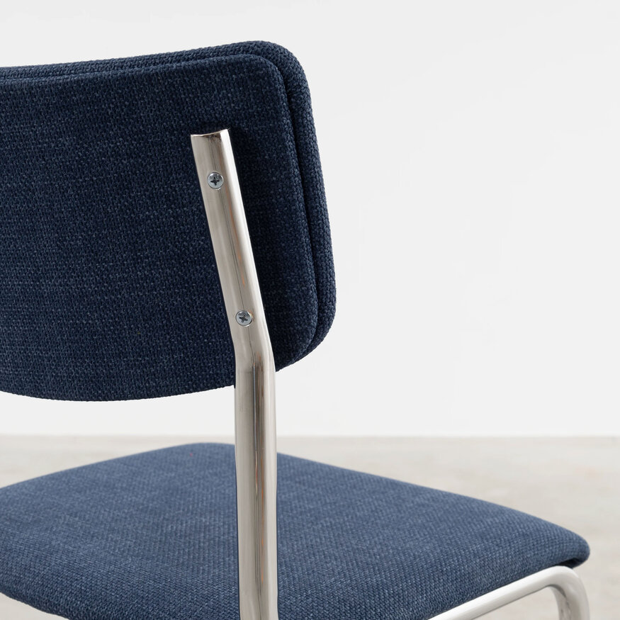 Dykmeyer De Purmer tubular frame Dining chair