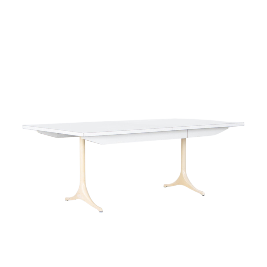 Herman Miller George Nelson Extendable Table White Herman Miller 50's