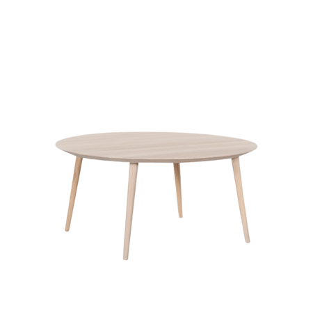 Tomrer Coffee Table Round | Oak Whitewash