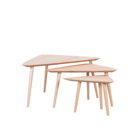 Tomrer Coffee Table Triangle | Beech