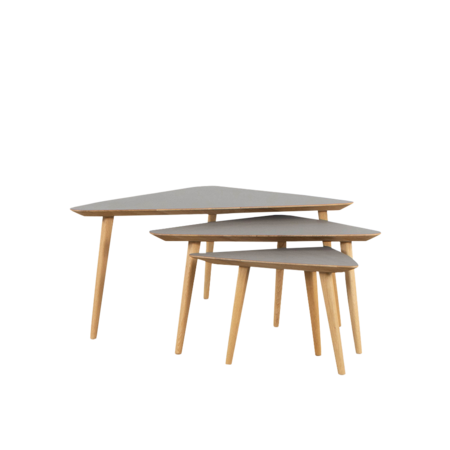 Tomrer Coffee Table Triangle | Oak Fenix