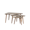 Sav & Økse Tomrer Coffee Table Triangle Walnut