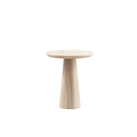 Sød Bijzettafel rond | Eiken Whitewash