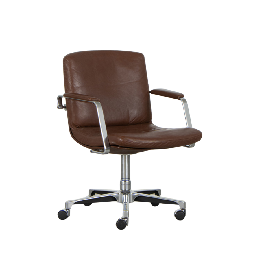 Preben Fabricius and Jorgen Kastholm chair leather Kill International Kill International Preben Fabricius and Jorgen Kastholm chair leather Kill International