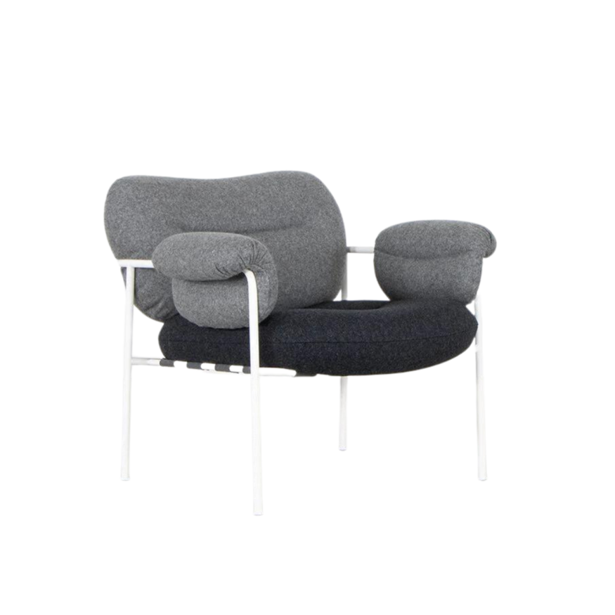 Fogia Fogia Bollo fauteuil grijs Kvadrat Divina Andreas Engesvik