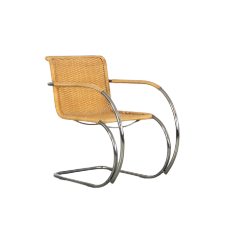 Set van 2 Marcel Breuer S533 RT fauteuils rotan Thonet