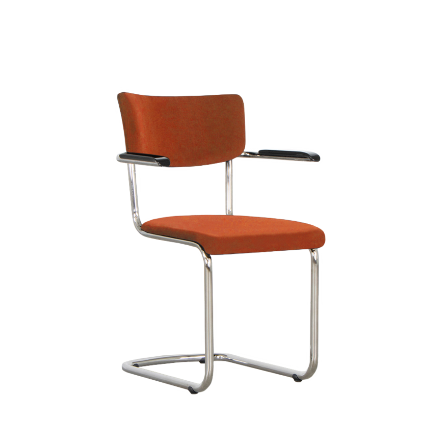 Tubax Buisframe stoel design Elsene met armleuningen