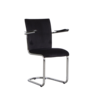 De Wit De Wit 1019 meeting chair Anthracite Rib fabric