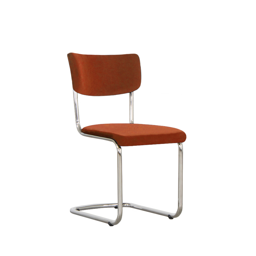 Buisframe design eetkamerstoel Elsene Tubax Buisframe design eetkamerstoel Elsene