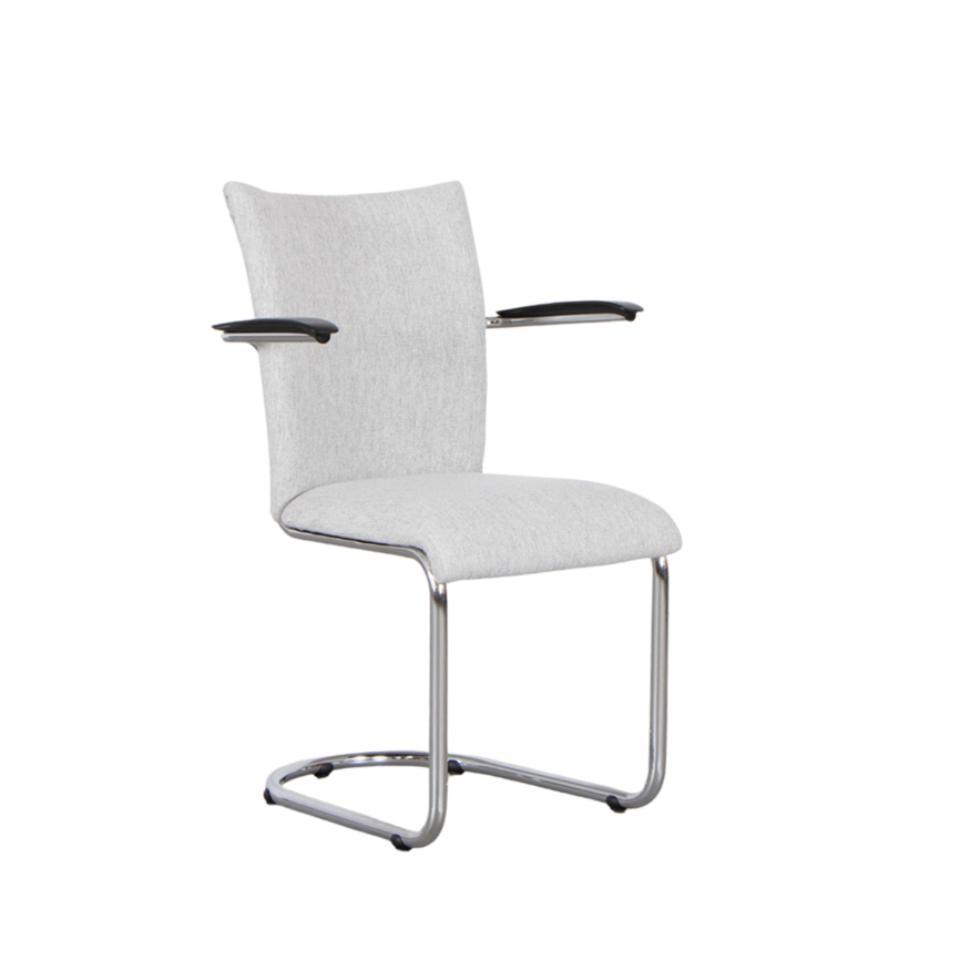 De Wit De Wit 1018 chair, grey Hallingdal wool, 1960s