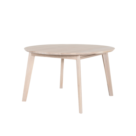 Nonne Round Extendable | Oak Whitewash