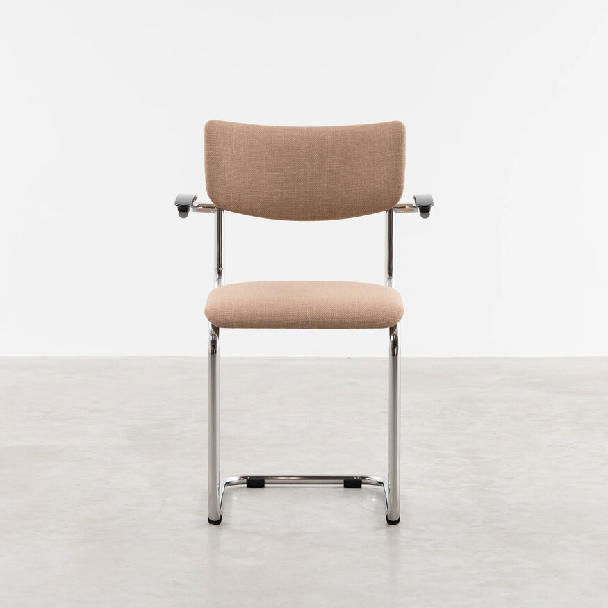 Dykmeyer De Purmer tubular frame Dining chair