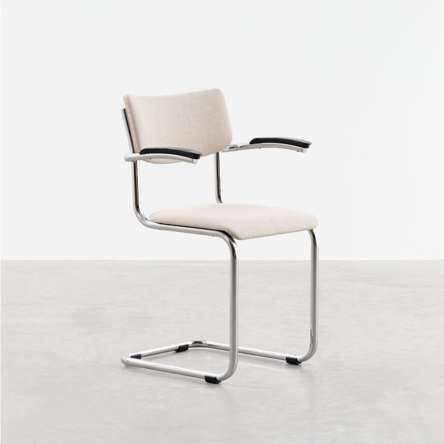 Dykmeyer De Purmer tubular frame Dining chair