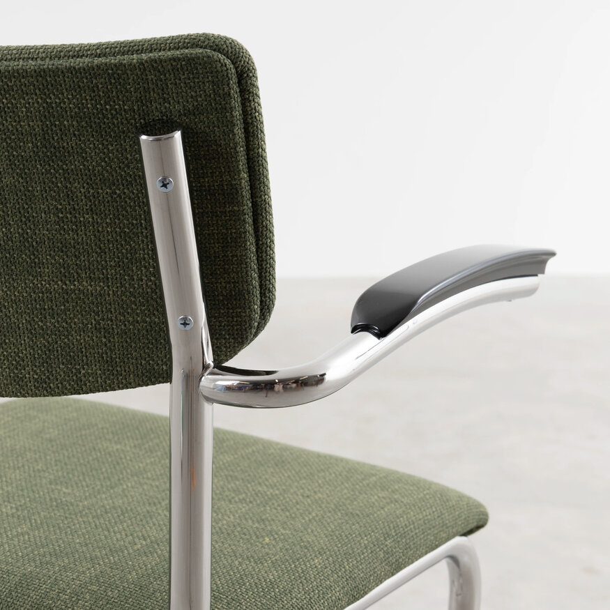 Dykmeyer De Purmer tubular frame Dining chair