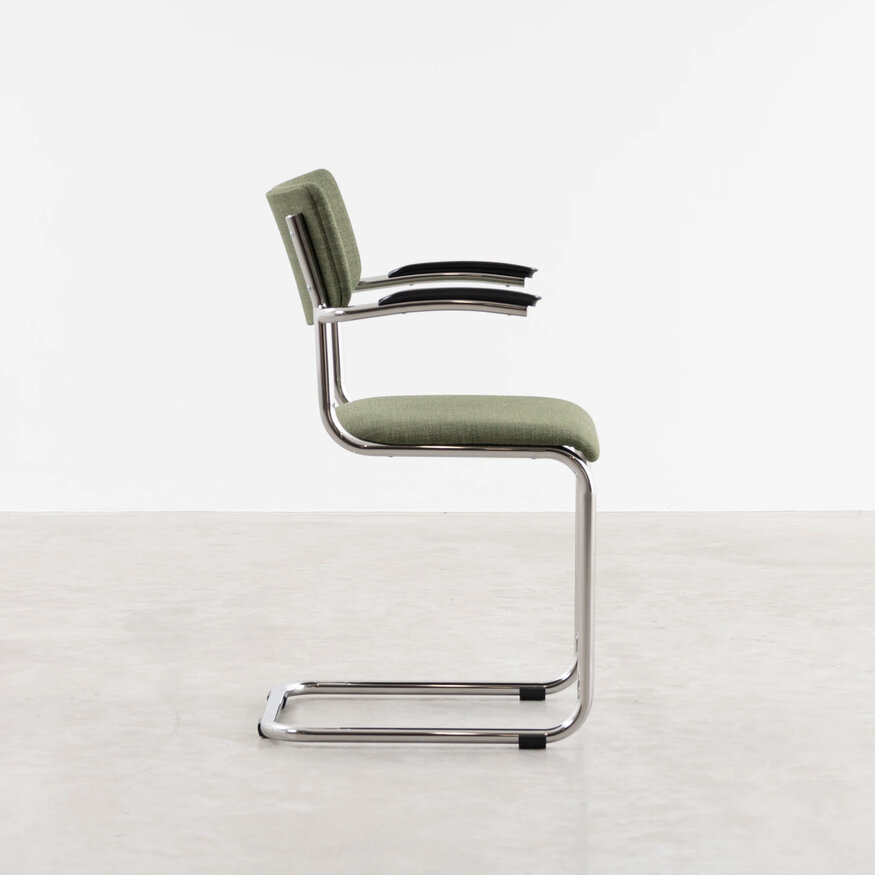 De Purmer design buisframe eetkamerstoel Dykmeyer De Purmer design buisframe eetkamerstoel